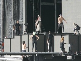 MDNA Tour Rehearsals - Ramat Gan Stadium Tel Aviv [26 May 2012] (4)