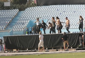 MDNA Tour Rehearsals - Ramat Gan Stadium Tel Aviv [26 May 2012] Part 2 (10)