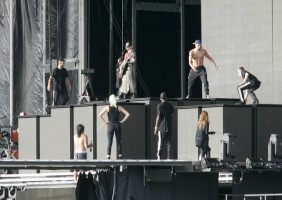 MDNA Tour Rehearsals - Ramat Gan Stadium Tel Aviv [26 May 2012] Part 3 (2)
