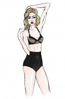 MDNA Tour Costumes - Sketches (6)