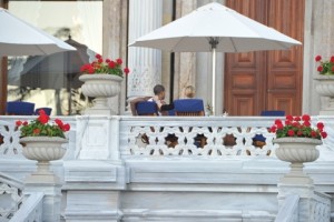 Madonna at the Ciragan Palace, Istanbul  - 8 June 2012 (11)