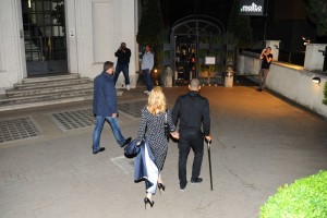 Madonna and Brahim Zaibat at the Molto restaurant - 10 June 2012 (5)