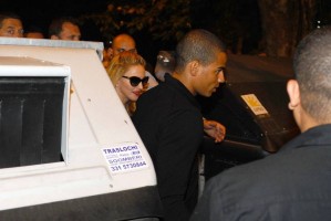 Madonna and Brahim Zaibat at the Molto restaurant - 10 June 2012 (10)