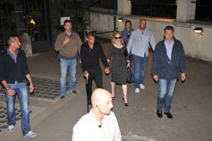 Madonna and Brahim Zaibat at the Molto restaurant - 10 June 2012 (16)