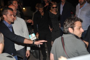 Madonna and Brahim Zaibat at the Molto restaurant - 10 June 2012 (19)