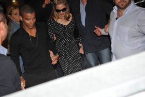 Madonna and Brahim Zaibat at the Molto restaurant - 10 June 2012 (21)