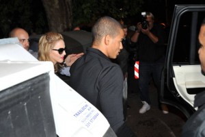 Madonna and Brahim Zaibat at the Molto restaurant - 10 June 2012 (22)