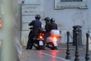 Madonna riding a Vespa in Rome - 13 June 2012 (5)