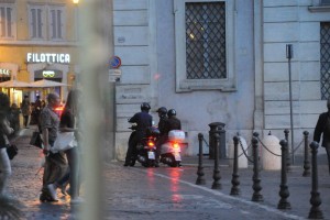 Madonna riding a Vespa in Rome - 13 June 2012 (64)