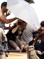 On the set of Turn up the Radio - Florence - Madonna (6)