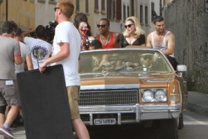On the set of Turn up the Radio - Florence - Madonna (40)