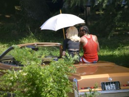 On the set of Turn up the Radio - Madonna - Florence - Part 2 (8)