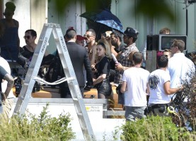 On the set of Turn up the Radio - Madonna - Florence - Part 2 (10)
