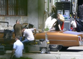 On the set of Turn up the Radio - Madonna - Florence - Part 2 (12)