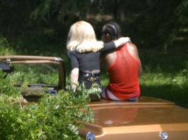 On the set of Turn up the Radio - Madonna - Florence - Part 2 (20)