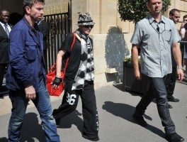 Madonna leaving the Crillon Hotel on her way to the Olympia, Paris (10)