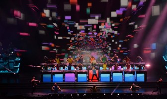 Unique look at the MDNA Tour stage by Moment Factory (5)