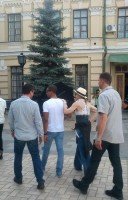 Madonna out and about in Kiev - 3 August 2012 (4)