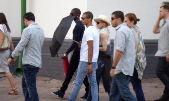 Madonna out and about in Kiev - 3 August 2012 (13)