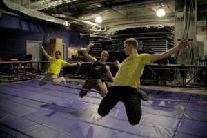 MDNA Tour Behind the Scenes - Slackline with Hayden Nickell, Jaan Roose, Carlos Neto (1)