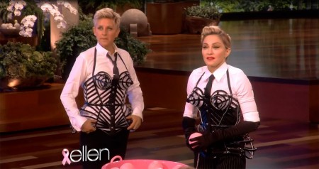 Madonna and Ellen DeGeneres - Breast awareness month HQ (4)