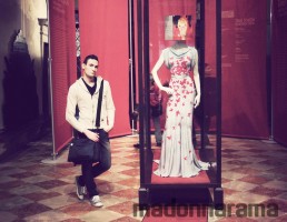 Madonna Vionnet Dress Venice -  Palazzo Mocenigo Museum  (7)