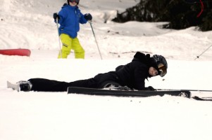 Madonna skiing in Gstaad, Switzerland (4)