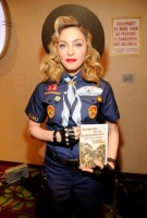 Madonna dressed up as boy scout at the GLAAD Media Awards - Anderson Cooper - Backstage (8)