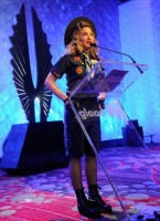 Madonna dressed up as boy scout at the GLAAD Media Awards - Anderson Cooper - Backstage - HQ (1)