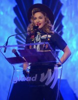 Madonna dressed up as boy scout at the GLAAD Media Awards - Anderson Cooper - Backstage - HQ (43)