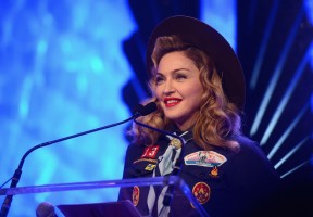 Madonna dressed up as boy scout at the GLAAD Media Awards - Anderson Cooper - Backstage - HQ (48)