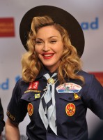 Madonna dressed up as boy scout at the GLAAD Media Awards - Anderson Cooper - Backstage - HQ (56)