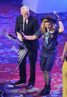 Madonna dressed up as boy scout at the GLAAD Media Awards - Anderson Cooper - Backstage - HQ (80)