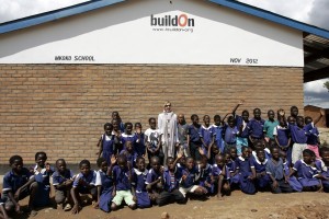 Madonna and family visiting Malawi - Mkoko Primary School - 2 April 2013 UPDATE (1)