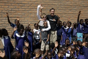 Madonna and family visiting Malawi - Mkoko Primary School - 2 April 2013 UPDATE (3)