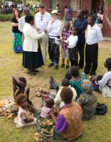 Madonna visits Mphandula Childrencare Centre in Namitete, Malawi - 5 April 2013 (2)