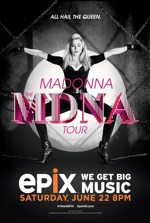 Official MDNA Tour EXIX Poster