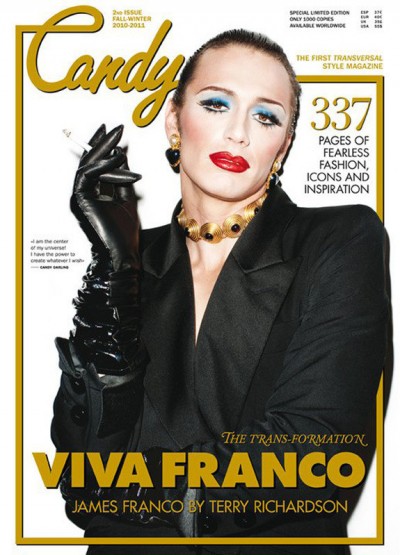 Madonna - James Franco - Candy Magazine cover