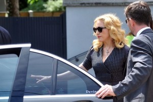 Madonna attends David Collins funeral - Monkstown Ireland - 23 July 2013 (4)