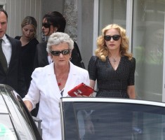 Madonna attends David Collins' funeral in Monkstown Dublin, Irleand - 23 July 2013 - update 1 (6)