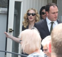 Madonna attends David Collins' funeral in Monkstown Dublin, Irleand - 23 July 2013 - update 1 (8)