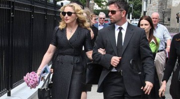 Madonna attends David Collins funeral - Monkstown Ireland - 23 July 2013 (2)