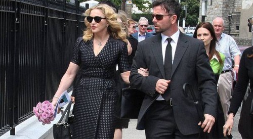 Madonna attends David Collins' funeral in Monkstown, Ireland - 23 July 2013