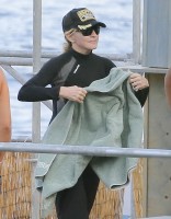 Madonna at the beach in Villefranche, France - 14 August 2013 (2)