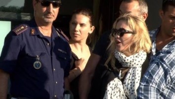 Madonna at the Ciampino airport in Rome - 19 August 2013 (2)