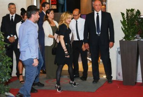 Madonna at the Hard Candy Fitness Centre, Rome - 21 August 2013 (1)