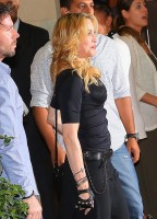 Madonna at the Hard Candy Fitness Centre, Rome - 21 August 2013 (2)
