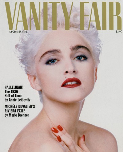Madonna Vanity Fair 1986 Cover