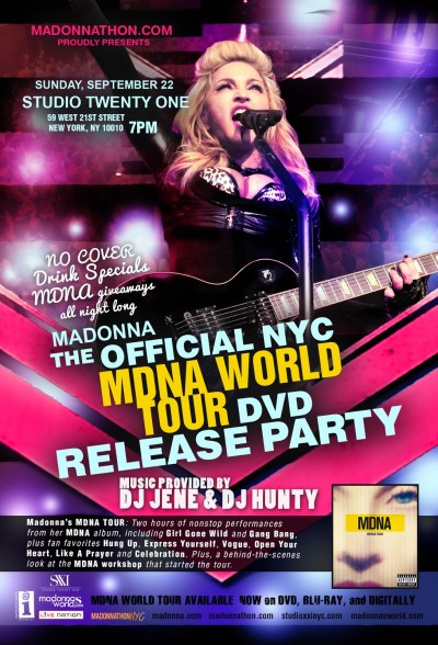 MDNA Tour DVD Release Party New York