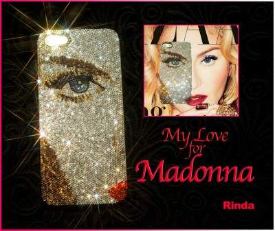 Madonna iPhone Swarovski Cover